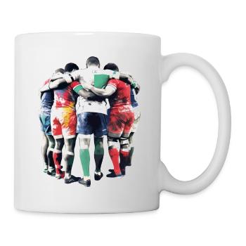 Rubgy-Spieler - Tasse - Weiß - Rechts