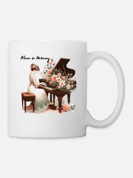 Bloom in Harmony - Tasse - Weiß