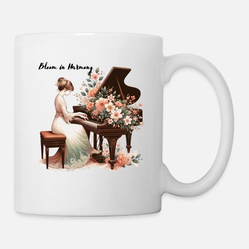 Bloom in Harmony - Tasse - Weiß