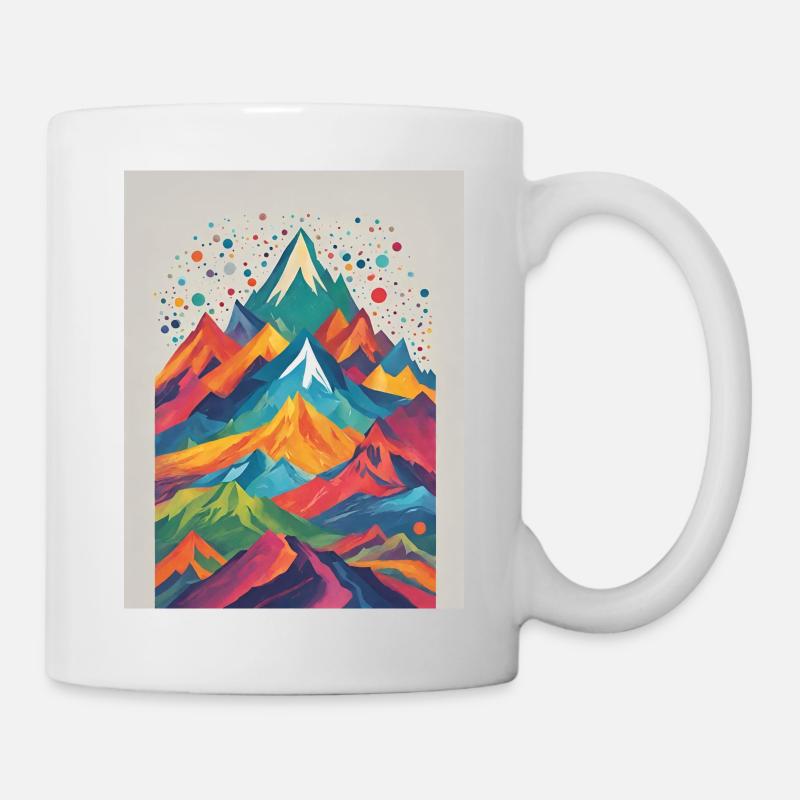 Mountains colorful - Mug - white