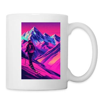 Ski - Mug blanc - blanc - Droite