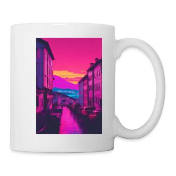 Colorful city - Mug - white - Right