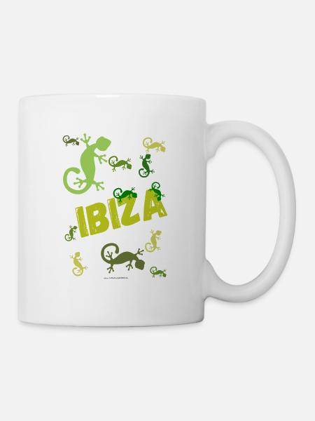Ibiza Geckos - Tasse - Weiß