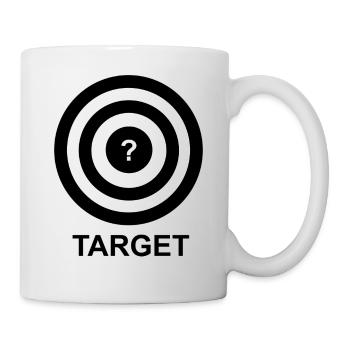 TARGET SIGN - Tasse - Weiß - Rechts