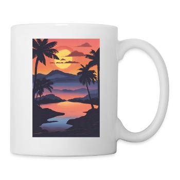 Sommer im Süden - Tasse - Weiß - Rechts