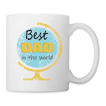 DER BESTE PAPA DER WELT - Tasse - Weiß - Rechts
