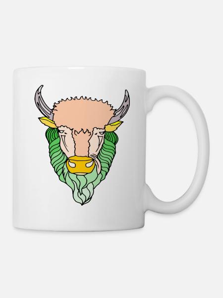 Taurus Stier - Tasse - Weiß