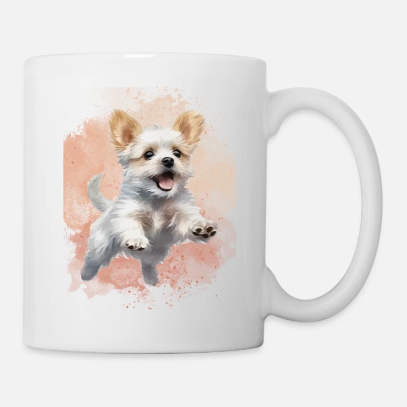 Chien volant - Mug blanc - blanc