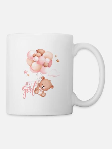 Its a girl - Tasse - Weiß