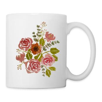 Bouquet of Flowers - Mug - white - Right