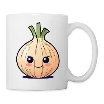 Oignon coquin - Mug blanc - blanc - Droite