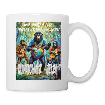 We rock for our home, the earth! - Mug - white - Right