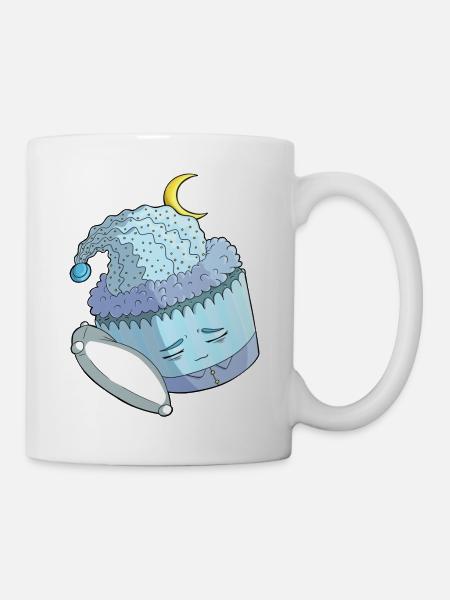 Sleeping Cupcake - Tasse - Weiß