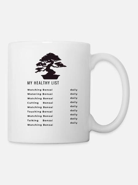 My healthy list - Tasse - Weiß