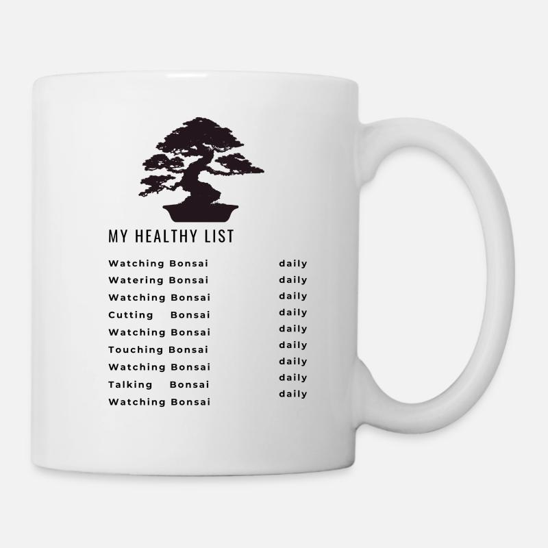 My healthy list - Tasse - Weiß