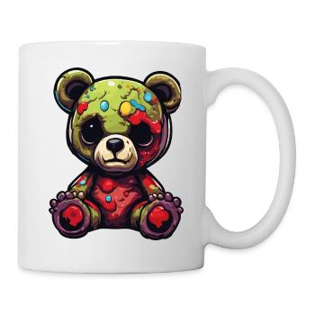 Ours en peluche / Peluche / Animal en peluche / Idée cadeau - Mug blanc - blanc - Droite