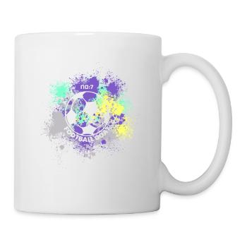 FOOTBALL NO: 7 GOAT SPRAY PAINT FOOTBALL GIFT - Mug - white - Right