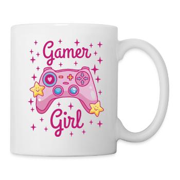 Fille Gamer mignonne - Mug blanc - blanc - Droite