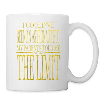 Actualités de l’astronomie Déclaration Passionnés d’astronomie - Mug blanc - blanc - Droite