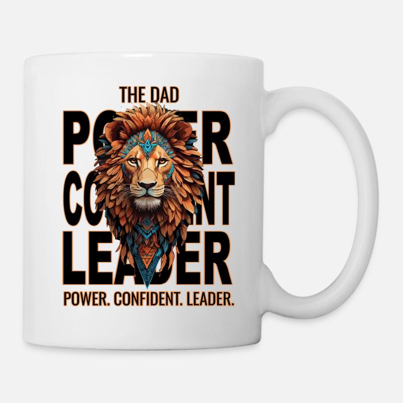 LE DAD Power Leader confiant - Mug blanc - blanc