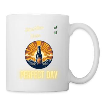 Sunshine: Check, Beer: Check = Perfect Day - Mug - white - Right