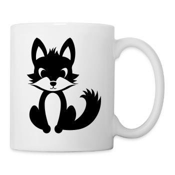 Renard - Mug blanc - blanc - Droite