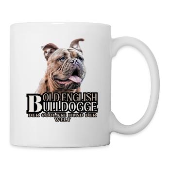 VIEUX BOULEDOGUE ANGLAIS CHIEN CHIENS - Mug blanc - blanc - Droite