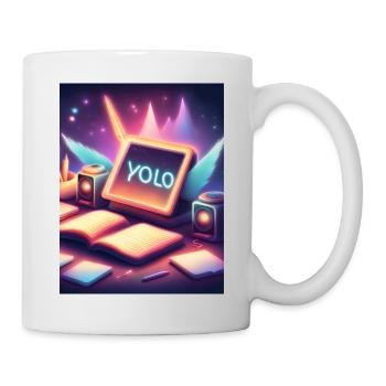 Yolo - 'You Only Live Once' Gift for Friends - Mug - white - Right