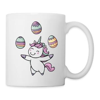 Easter Egg Juggler Unicorn - Mug - white - Right