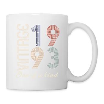31st Birthday 1993 - Vintage Retro Gift Idea - Mug - white - Right