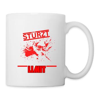 If you don't crash, you don't ride at the limit - Motorcycle - Mug - white - Right