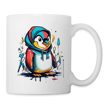 Cool Penguin Graffiti - Mug - white - Right