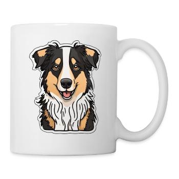 Australian Shepherd Dog Aussi - Mug - white - Right