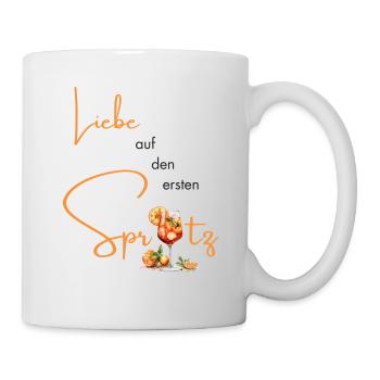 Liebe auf den ersten Spritz - Tasse - Weiß - Rechts