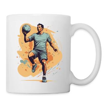 Handball Player Streetwear Iconic Style - Mug - white - Right