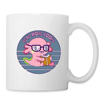 Read more Books - Tasse - Weiß - Rechts
