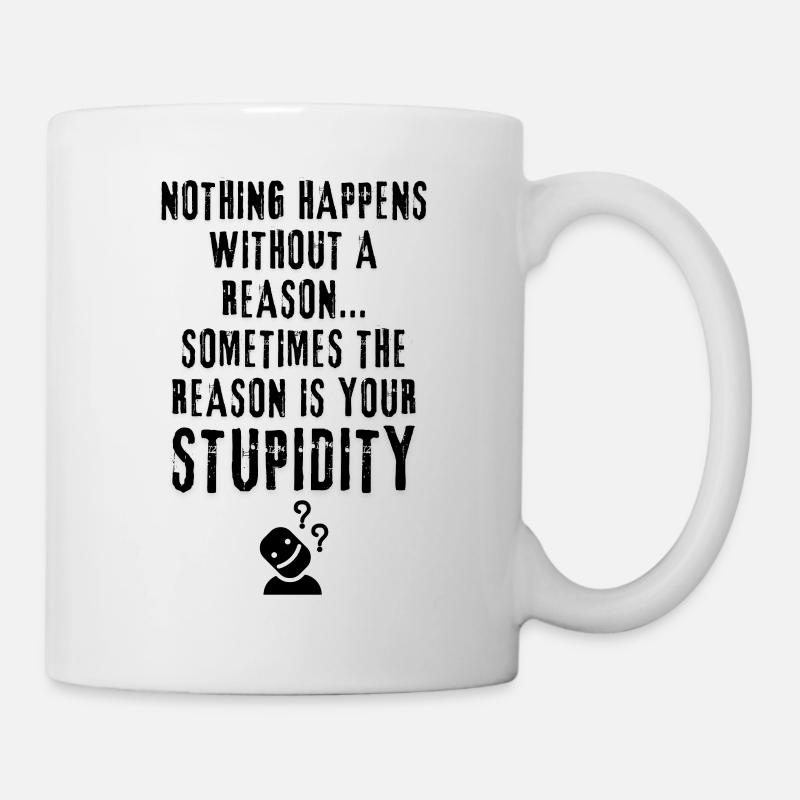 Cause and Blame BLCK - Mug - white