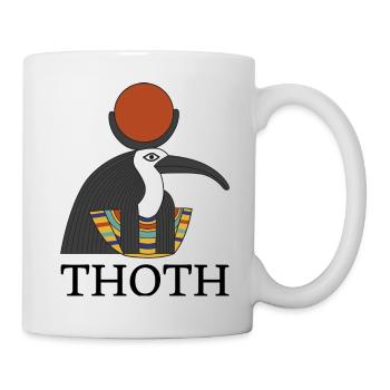 THOTH, God of Wisdom - Mug - white - Right