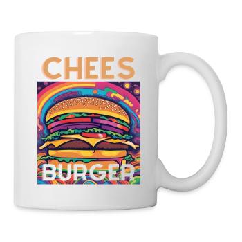 Cheeseburger - Tasse - Weiß - Rechts