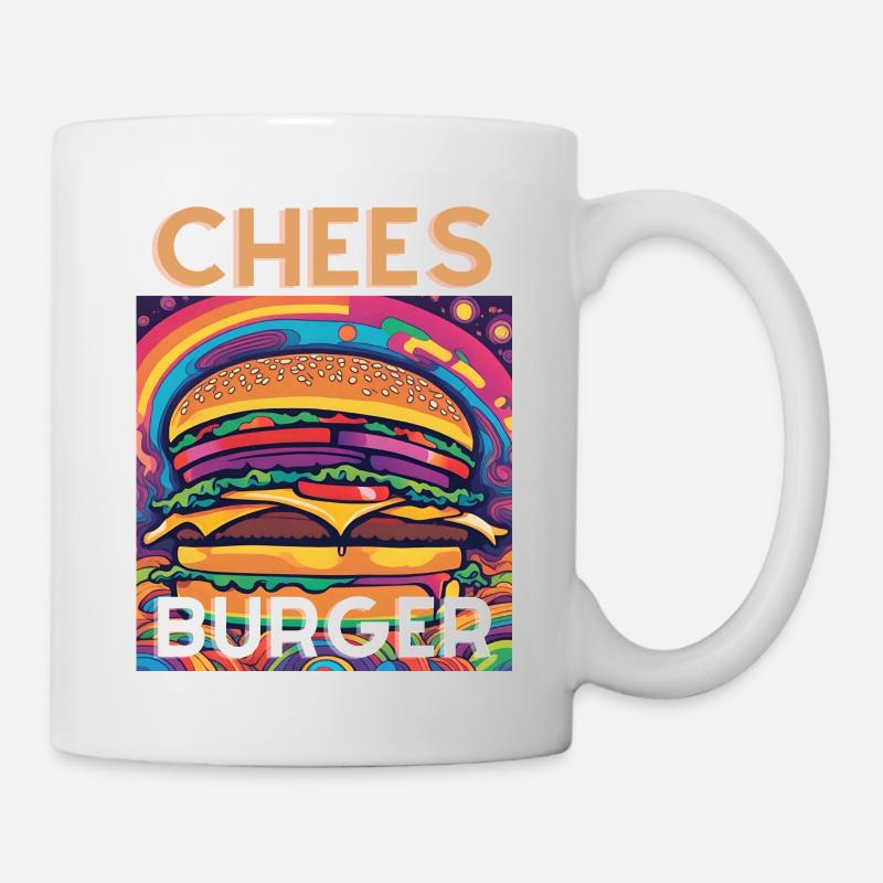 Cheeseburger - Tasse - Weiß