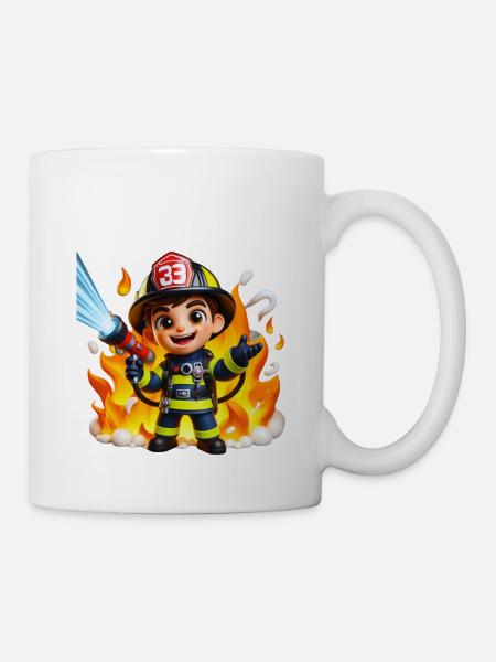 Fireman - Mug - white