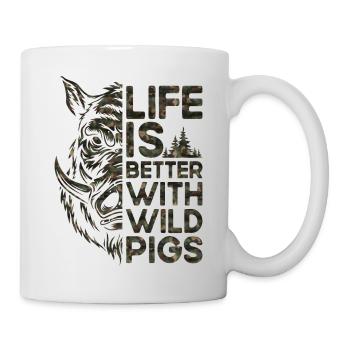 Hunting, game, hunt, nature, hunter, animal wildlife - Mug - white - Right