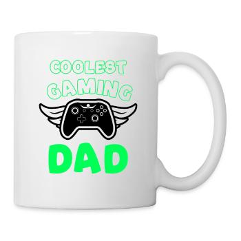 Coolest Gaming Dad - Gamer Dad - Mug - white - Right