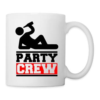 Équipe de fête - Mug blanc - blanc - Droite