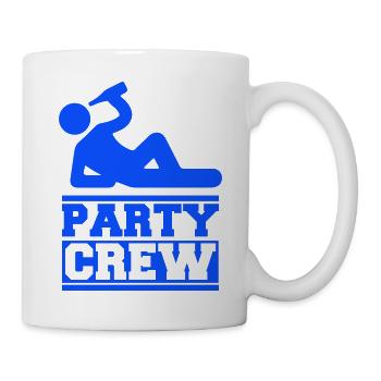 Équipe de fête - Mug blanc - blanc - Droite