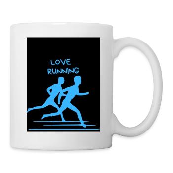 Ich liebe laufen, rennen, sprinten in Paris - Tasse - Weiß - Rechts