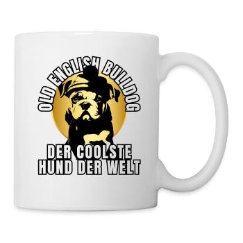 VIEUX BOULEDOGUE ANGLAIS CHIEN CHIENS - Mug blanc - blanc - Droite