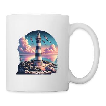 Traumrichtung - Tasse - Weiß - Rechts