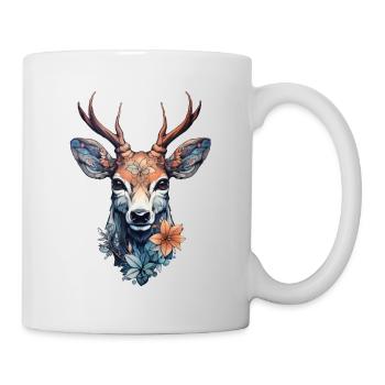 Chevreuils jeunes - Mug blanc - blanc - Droite