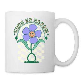 time to bloom - Mug - white - Right